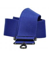 Enrico Benetti Colourful shoulder straps schouderband staalblauw